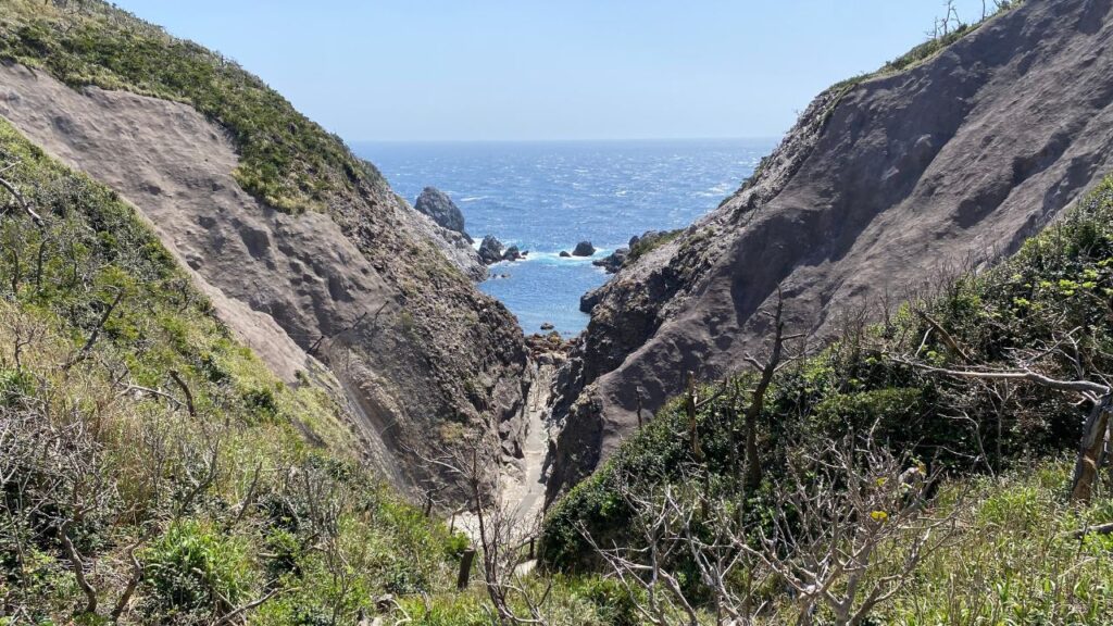 地鉈温泉の入口